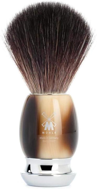 Image du produit Mühle Set de rasage, 3 pièces, blaireau avec Black Fibre, rasoir 5 lames, compatible avec Gillette® Fusi