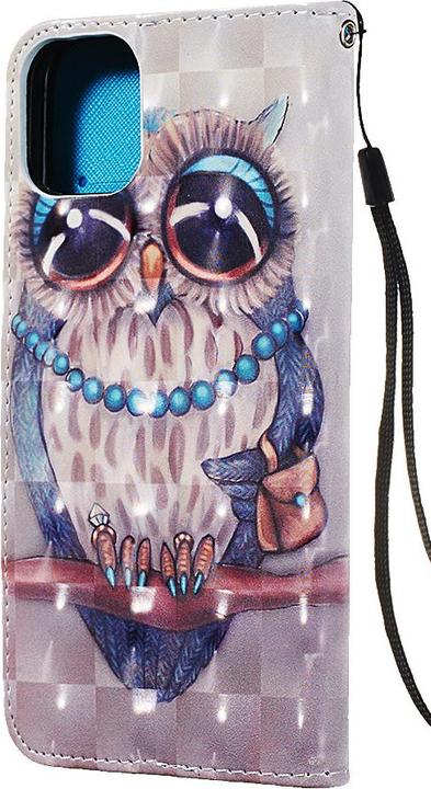 Immagine prodotto PhoneLook Fourre Flip 3D moda gufo (Apple iPhone 11)