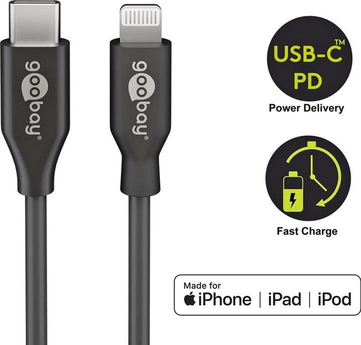 Immagine prodotto Goobay Cavo Lightning - USB-C (1 m, USB 2.0)