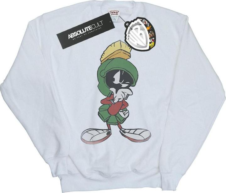 Actual product image Looney Tunes Womens/Ladies Marvin The Martian Pose Heather Sweatshirt (S)