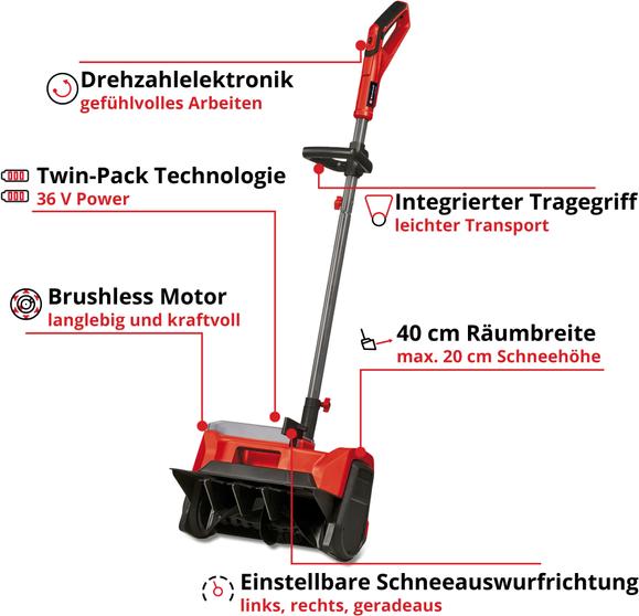Produktbild Einhell GE-ST 36/40 (40 cm)