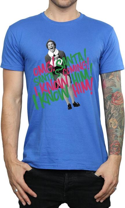 Produktbild Elf Santa's Coming TShirt (L)