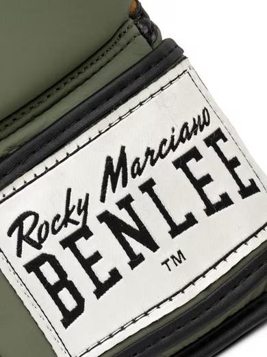 Actual product image Benlee Evans Boxing Gloves Kaki Leather (12 OZ)