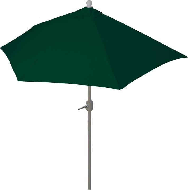 Produktbild Mendler Sonnenschirm halbrund Parla, UV 50+ Polyester/Alu, 300cm grün ohne Ständer (2.85 m)