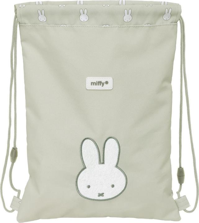 Smiffys Rucksacktasche mit Bändern Miffy Niebla Grau 26 x 34 x 1 cm