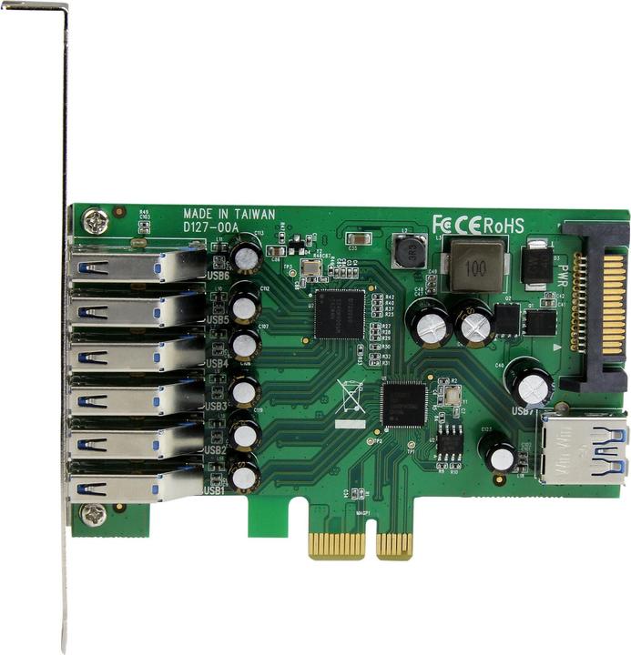 Actual product image StarTech 7 Port SuperSpeed USB 3.0 PCIe Card