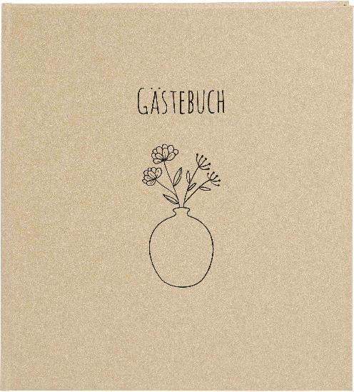 Produktbild Goldbuch Gästebuch Blumen für dich (23 x 25 cm)