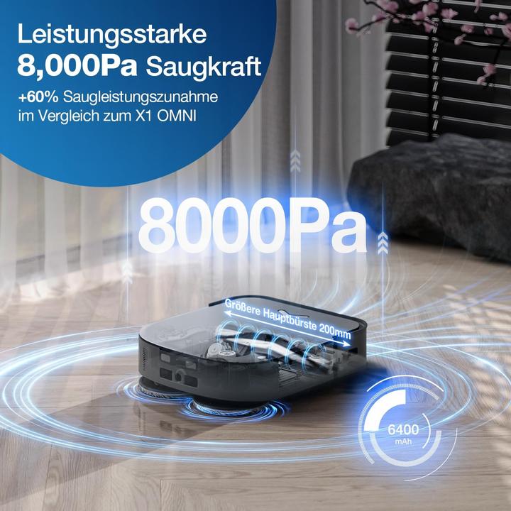 Image du produit Ecovacs Deebot X2 Omni (Robot d'aspiration et de nettoyage)