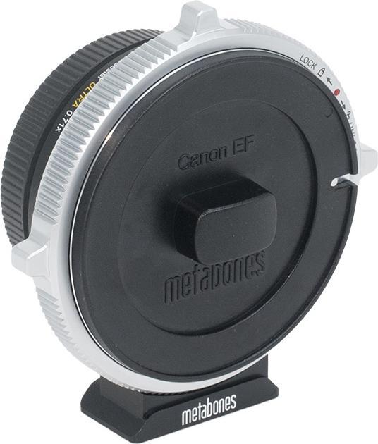 Actual product image Metabones MB SPEF-E-BT3, Canon EF, Sony E, Sort, Sølv, A9, A7RIII, A7RII, A7R, A7SII, A7S, A7II, A7
