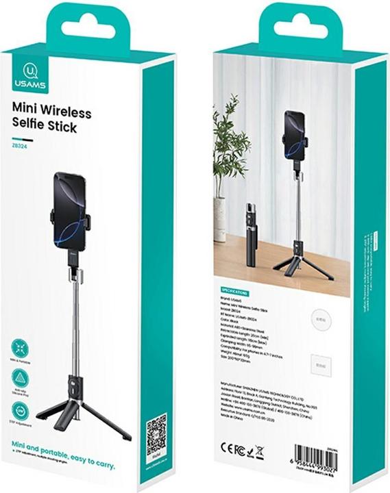 Image du produit Usams Selfie Stick ZB324 Mini Wireless czarny