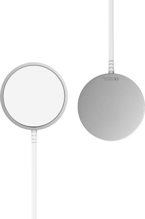 Image du produit Tech-Protect QI15W-A25 chargeur MagSafe 15W à induction avec câble USB-A / USB-C - blanc (15 W)