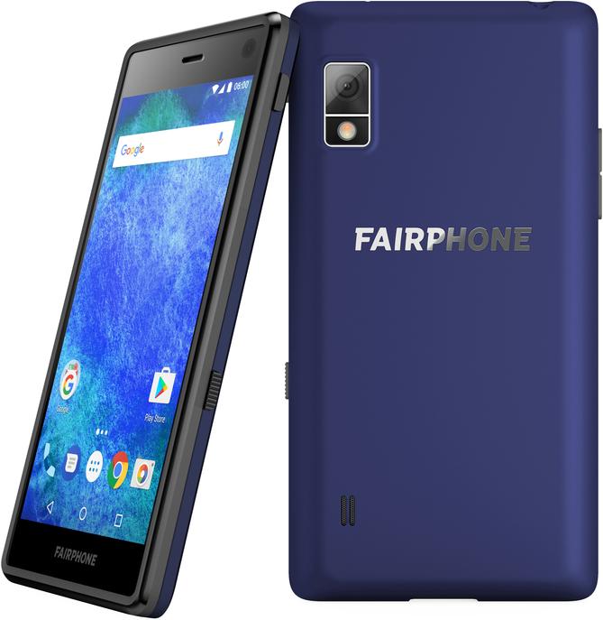 Actual product image Fairphone 2 (32 GB, Indigo, 5", Hybrid Dual SIM, 12 Mpx, 4G)
