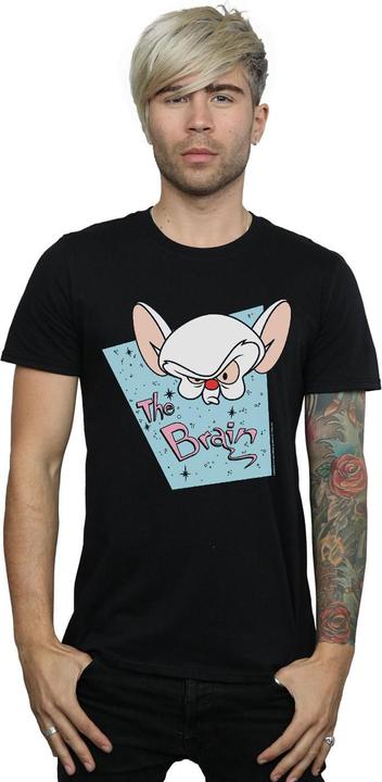 Actual product image Universal Textiles Mens The Brain Mugshot T-Shirt (XL)
