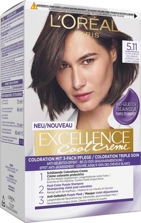 Image du produit L'Oréal Paris Excellence Cool Crème (45601 Marron clair ultra froid)