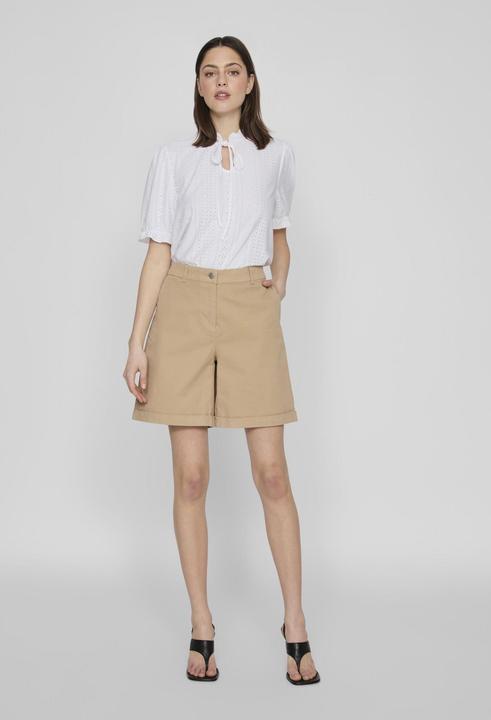 Actual product image Vila Tie neck top with short sleeves (XS)