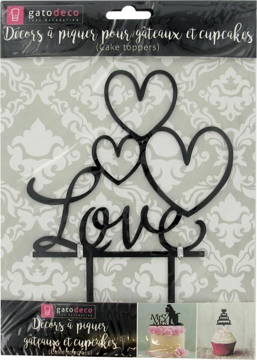 Immagine prodotto Cerf-Dellier Cake Topper Cuori d'amore (1 x)