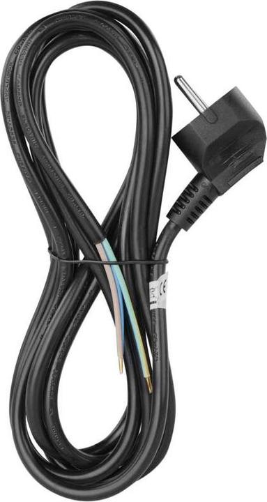 Image du produit Emos Câble d'alimentation PVC 3x 1,0mm2, 3m, noir (3 m)