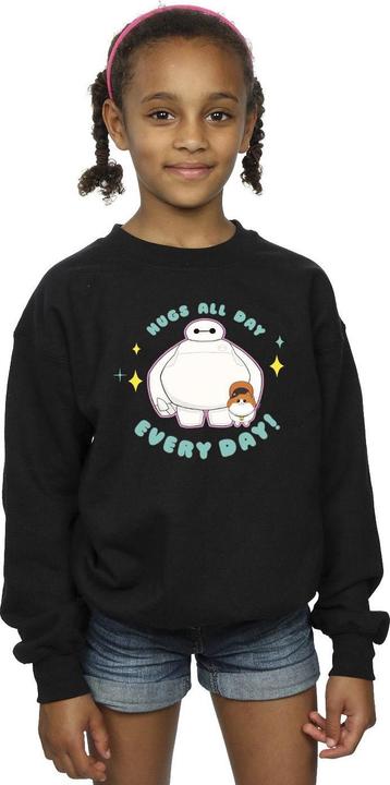 Actual product image Disney Girls Big Hero 6 Baymax Hugs Everyday Sweatshirt (128)