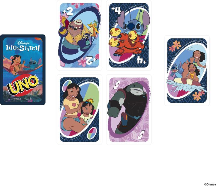 Actual product image Mattel Games UNO Lilo & Stich (German)