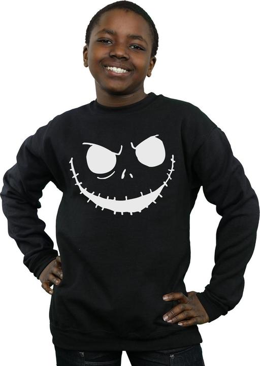 Produktbild Disney Nightmare Before Christmas Jack's Face Bold Sweatshirt Jungen (128)