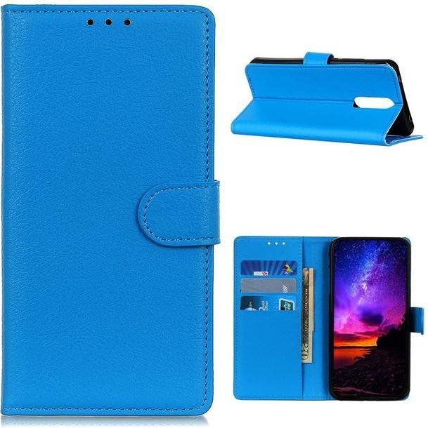 Actual product image MU Classic Litchi Leather Bookcover Series (Nokia 2.4)