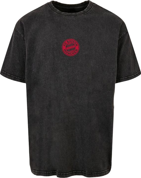 Produktbild FC Bayern München Logo R Acid Washed Heavy Oversize Tee - 115369 (4XL)