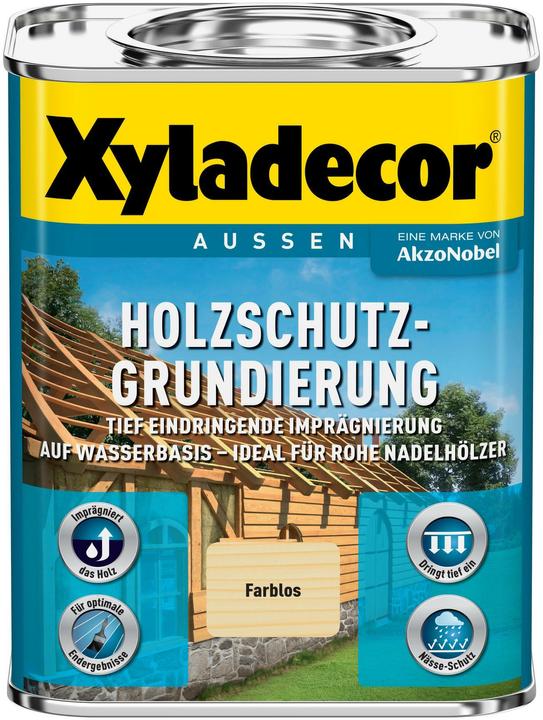 Produktbild Xyladecor Holzschutz Grundierung wasserbasiert (Farblos, 0.75 l)