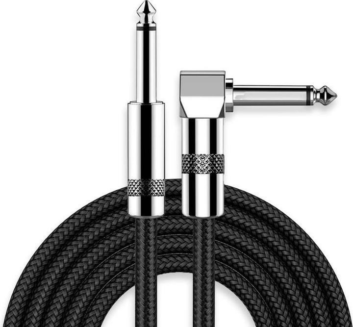 Produktbild Hermex Musikinstrumentenkabel 2m Audiokabel Klinkenkabel Gitarrenkabel (2 m)