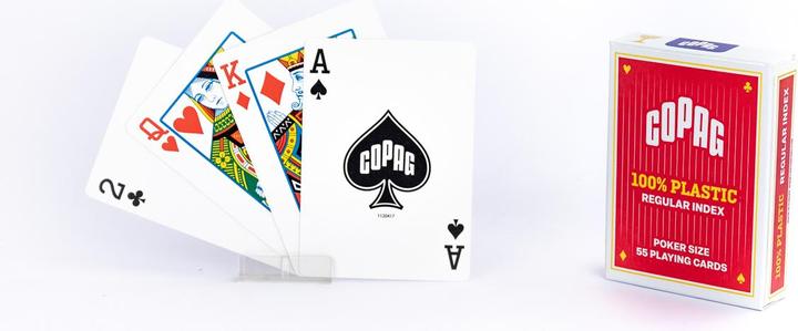 Actual product image Copag Plastic Poker Cards Deck Regular