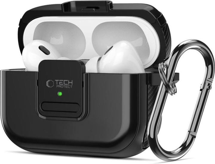 Image du produit Tech-Protect DEFENDER HOOK MAGSAFE Apple AIRPODS PRO 1 / 2 BLACK