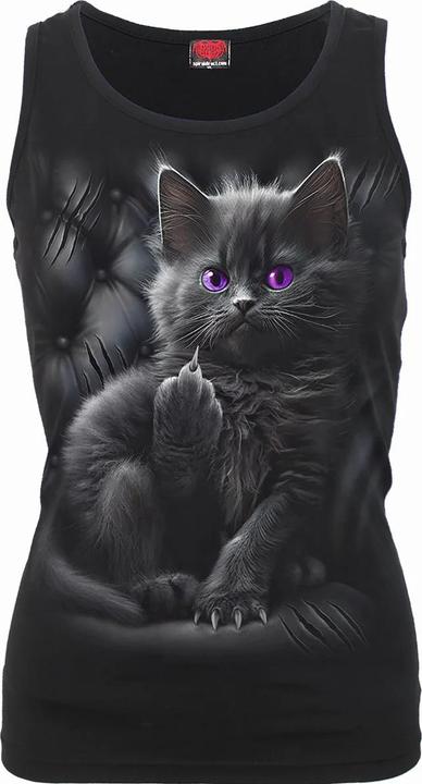 Produktbild Spiral Cattitude TShirt Halboffener Rücken Ärmellos (M)