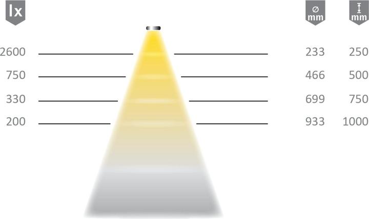 Actual product image Halemeier LED recessed/mounted lights PowerLite Plus 12 V (157 lm)