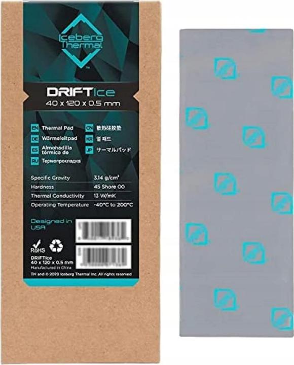 Produktbild Iceberg Thermal DRIFTIce Thermal Pad. (0.50 mm, 13 W/m K)