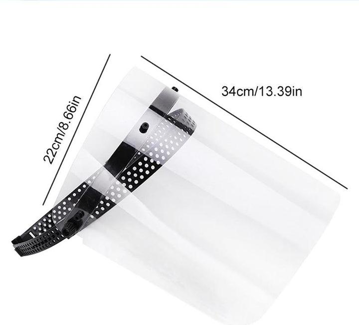 Image du produit Hermex Face Shield protection contre les crachats 10 pièces (Pas de classe de protection officielle, 10 x)