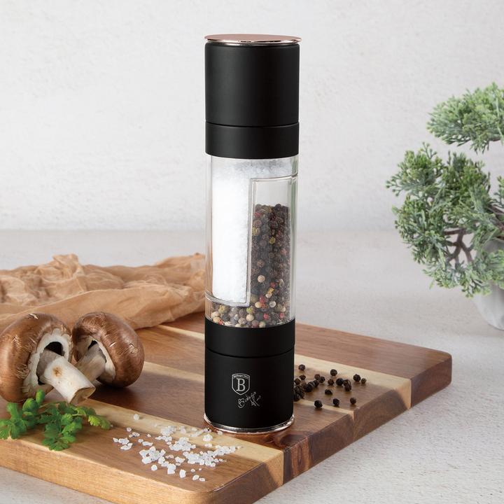Produktbild BerlingerHaus Manuelle 2in1-Salz & Pfeffermühle (Pfeffer, Kräuter, Salz)
