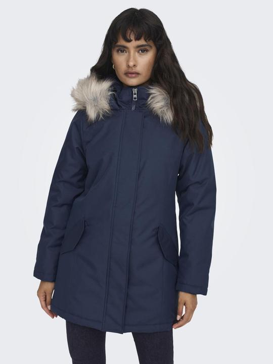 Produktbild Only Kapuze mit abnehmbarem Kunstfell-Rand Parka Jacke (XS)