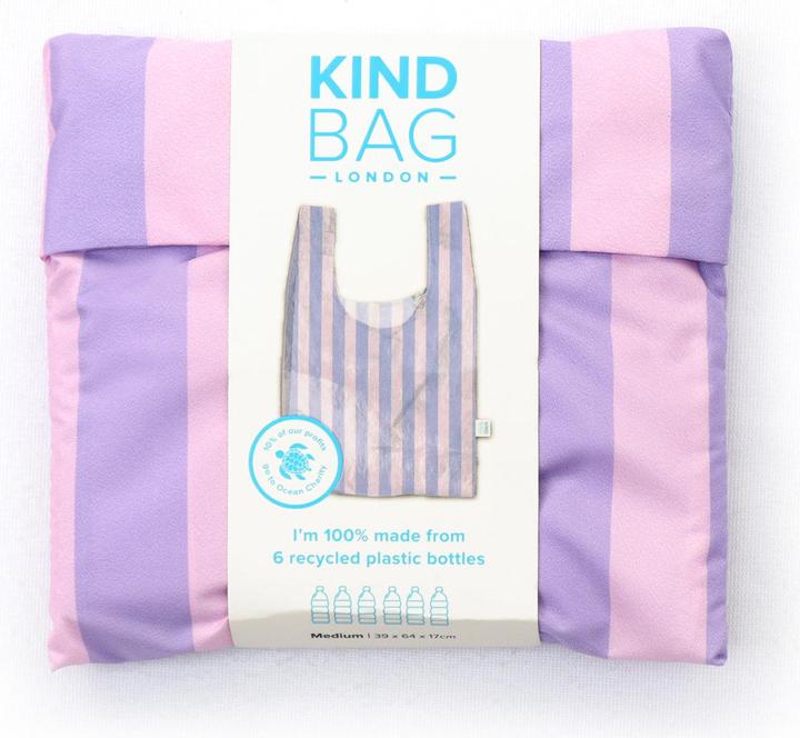 Actual product image Kind Bag Medium Bag Purplestripes