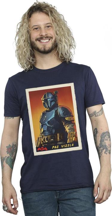 Immagine prodotto Star Wars The Mandalorian Paz Vizla Card Maglietta Uomo (4XL)