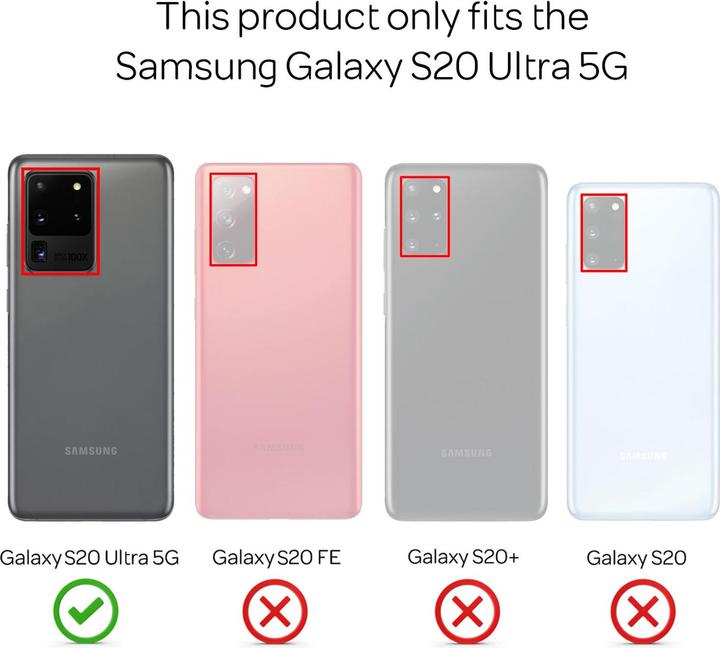 Actual product image Nalia 360° mobile phone cover (Samsung Galaxy S20 Ultra)