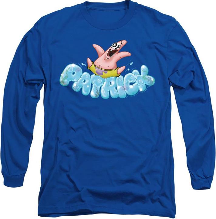 Actual product image Spongebob Squarepants Unisex Adult Happy Go Lucky Patrick Star T-Shirt (M)