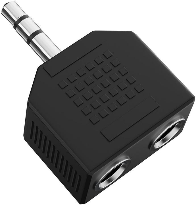 Image du produit HDgear Audio-Adapter Klinke 3.5 mm, male - Klinke 3.5 mm, female (Adaptateur jack)