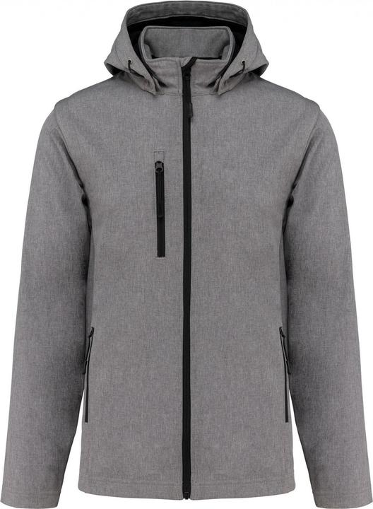 Produktbild Kariban Wasserdichte 3-lagige Jacke mit Kapuze und abnehmbaren Ärmeln in Übergrösse (4XL)