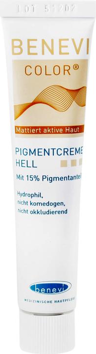 Actual product image Benevi Colour Pigment Cream light, 20 ml CRE (20 ml, 24h cream)