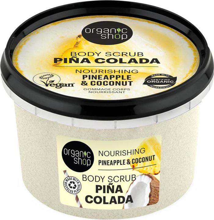 Immagine prodotto Organic Shop Scrub corpo nutriente Pina Colada Ananas e Cocco 250ml (250 ml)