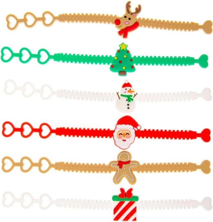 Image du produit LG-Imports Bracelets de Noël, lot de 12 (19 cm, Matière plastique)