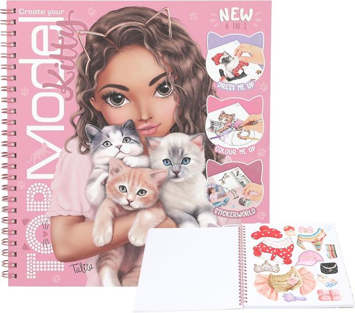 Image du produit Magni Depesche TOPModel Livre de coloriage Create your TOPModel Kitty 1,5x20,2x22,2cm