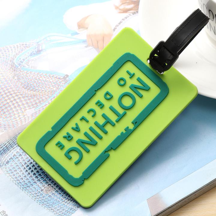 Actual product image Noya Kofferanhänger Gepäck-Etiketten Luggage Tag mit Adressschild - NOT YOUR BAG (4er Set) (Locks & Trailers)