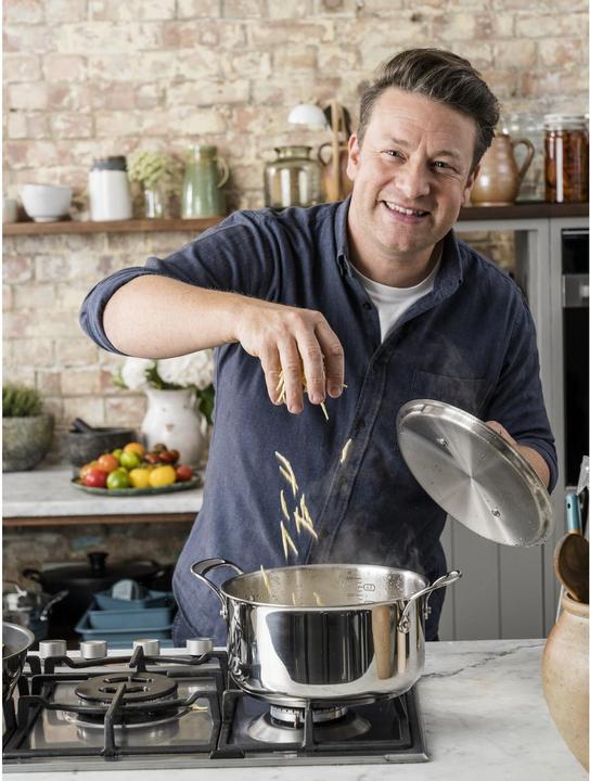 Produktbild Tefal Jamie Oliver Cook's Classic Set (16 cm, Pfannenset + Topfset, Edelstahl)