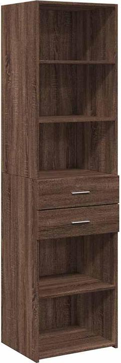 Image du produit VidaXL Armoire haute étroite aspect chêne (50 x 42.5 x 225 cm)