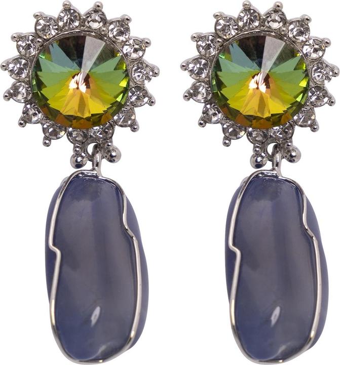 Produktbild Uzurii Colorful Marilyn Agate Nature Stone Ohrringe (925er Sterlingsilber)